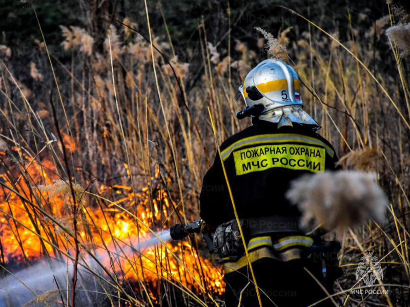 Ситуация с природными пожарами на территории Якутии под контролем МЧС России